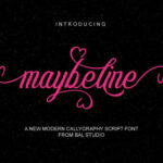 Maybeline Font Poster 1