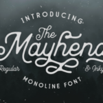 Mayhena Font Poster 1