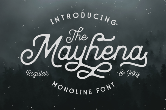 Mayhena Font Poster 1