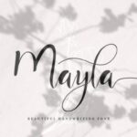 Mayla Font Poster 1