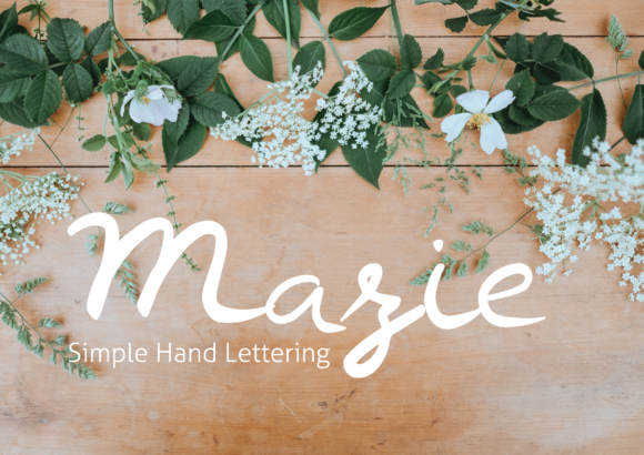 Mazie Font Poster 1