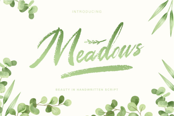 Meadows Font Poster 1