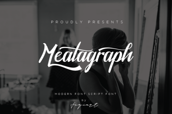 Meatagraph Font Poster 1