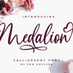 Medalion Font Poster 1