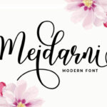 Meidarni Font Poster 8