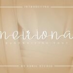 Meiriona Font Poster 1