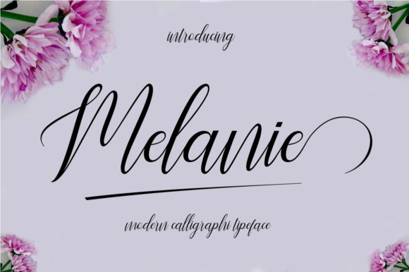 Melanie Font Poster 1