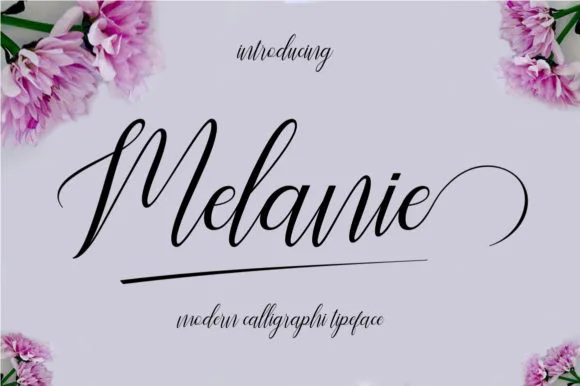 Melanie Font Melanie Font Poster 1
