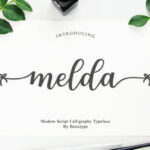 Melda Font Poster 1