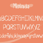 Melinda Font Poster 3