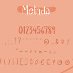 Melinda Font Poster 4