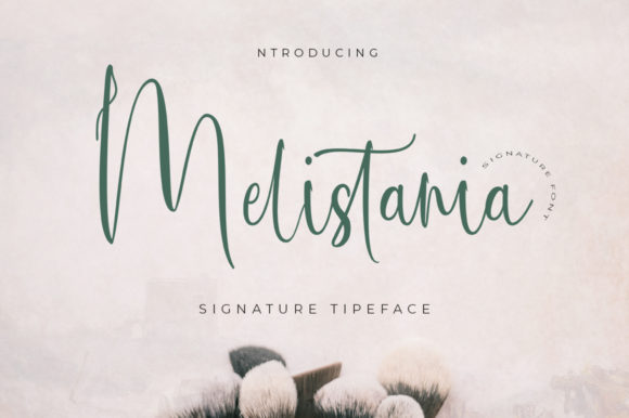 Melistania Font Poster 1