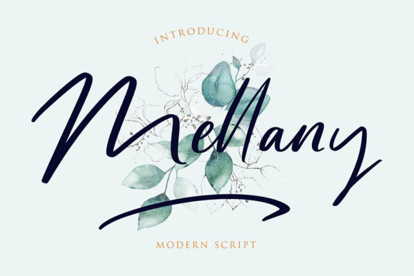 Mellany Font Poster 1