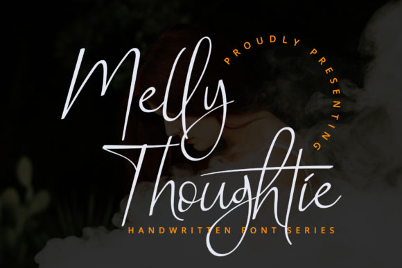 Melly Thoughtie Font Poster 1