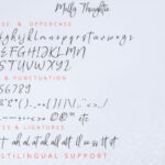 Melly Thoughtie Font Poster 6