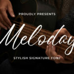 Meloday Font Poster 1