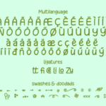 Melon Slices Font Poster 7