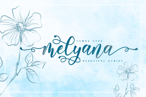 Melyana Font Poster 1