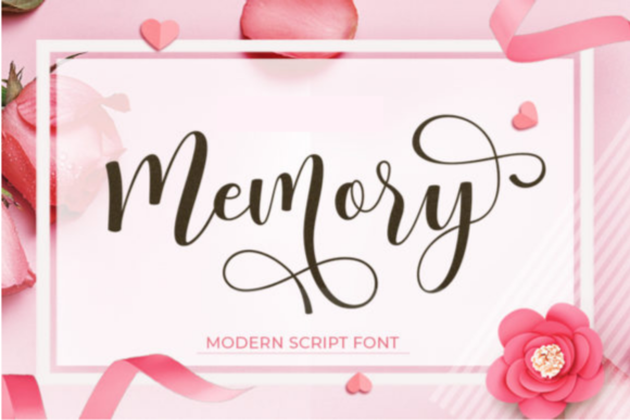 Memory Font Poster 1