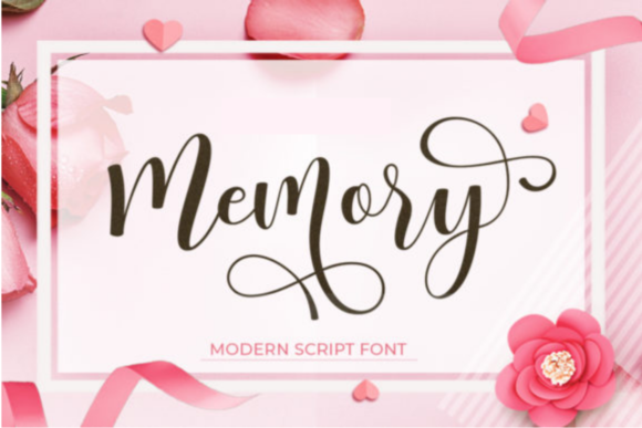 Memory Font Memory Font Poster 1