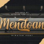Mendoan Font Poster 1