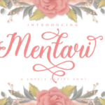 Mentari  Font Poster 1