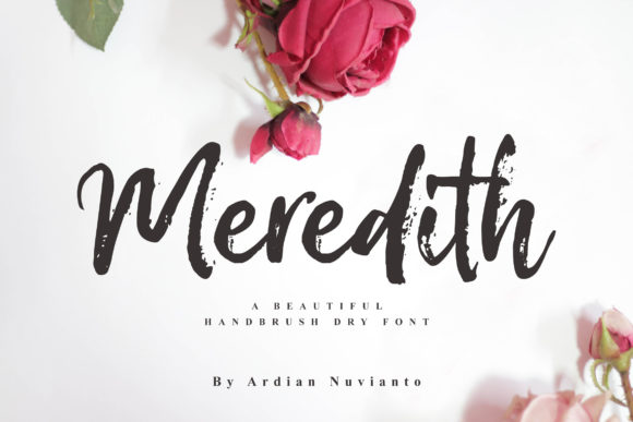 Meredith Font Poster 1