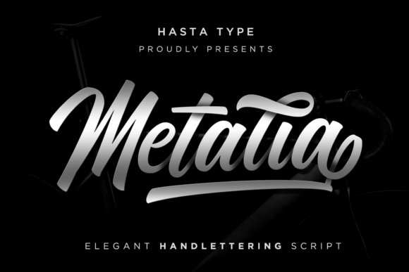 Metalia Font Poster 1