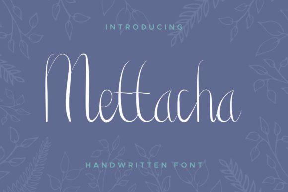Mettacha Font Poster 1