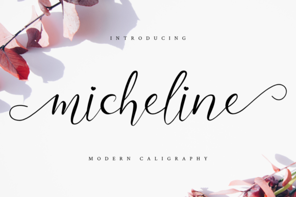 Micheline Font Poster 1