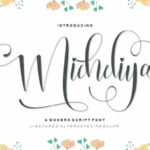 Micheliya Font Poster 7