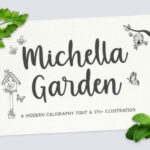 Michella Garden Font Poster 1