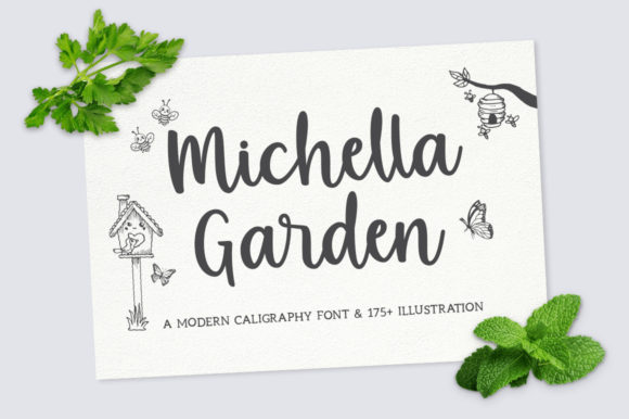 Michella Garden Font Poster 1