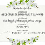 Michella Garden Font Poster 5