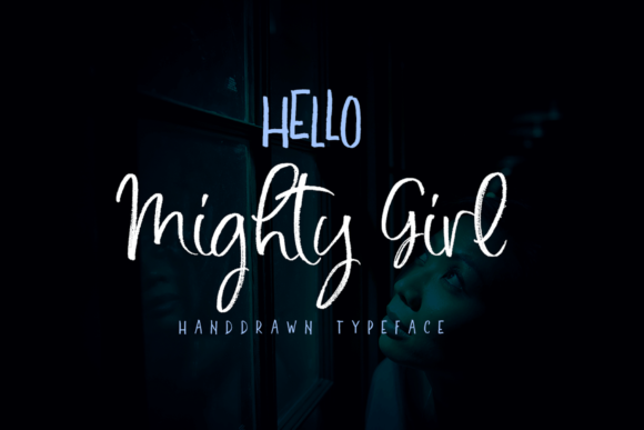 Mighty Girl Font Poster 1
