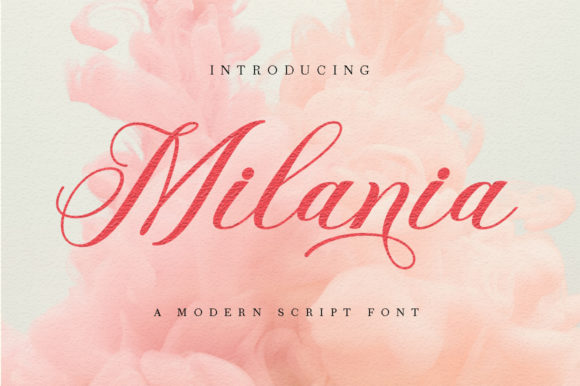 Milania Font Poster 1