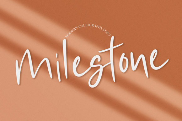 Milestone Font Poster 1