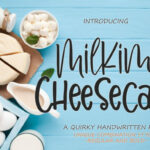Milkimo Cheesecake Font Poster 1