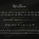 Millan Font Poster 11