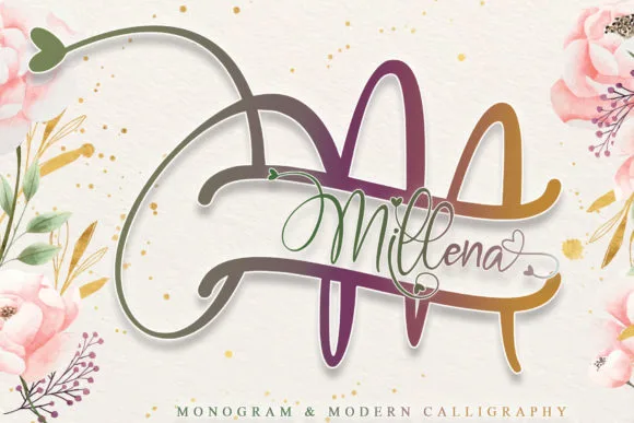 Millena Font Millena Font Poster 1