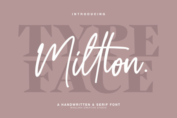 Millton Duo Font Poster 1