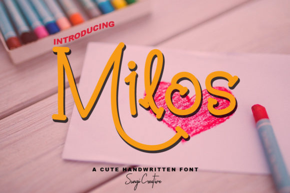 Milos Font Poster 1