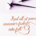 Minda Script Font Poster 2