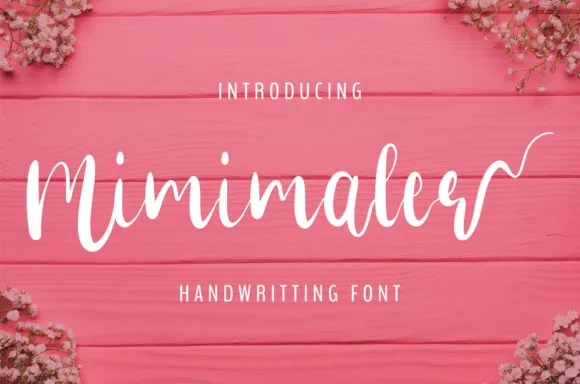 Minimaler Font Minimaler Font Poster 1