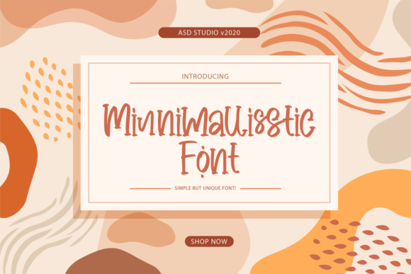 Minnimallisstic Font