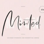 Minted Font Poster 1
