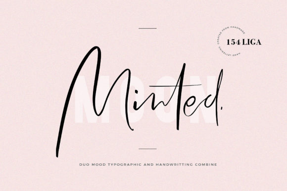 Minted Font Poster 1