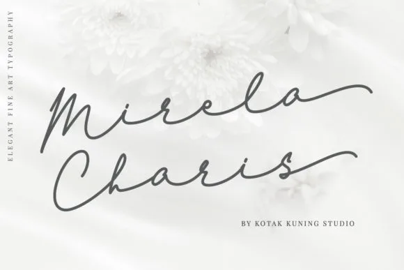 Mirela Charis Font Mirela Charis Font Poster 1