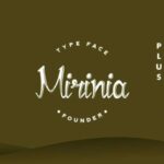 Mirinia Font Poster 1