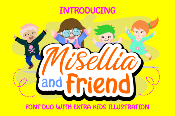 Misellia and Friend Duo Font Poster 1